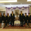 ถวายแจกันดอกไม้และลงนามถวายพระพรสมเด็จพระนางเจ้าสิริกิติ์ ฯและพระเจ้าวรวงศ์เธอ พระองค์เจ้าโสมสวลีฯ