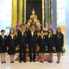 ถวายแจกันดอกไม้และลงนามถวายพระพรสมเด็จพระนางเจ้าสิริกิติ์ ฯและพระเจ้าวรวงศ์เธอ พระองค์เจ้าโสมสวลีฯ