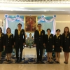 ถวายแจกันดอกไม้และลงนามถวายพระพรสมเด็จพระนางเจ้าสิริกิติ์ ฯและพระเจ้าวรวงศ์เธอ พระองค์เจ้าโสมสวลีฯ