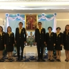 ถวายแจกันดอกไม้และลงนามถวายพระพรสมเด็จพระนางเจ้าสิริกิติ์ ฯและพระเจ้าวรวงศ์เธอ พระองค์เจ้าโสมสวลีฯ